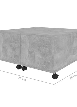 Salontafel 75X75X38 Cm Bewerkt Hout