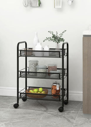 Keukentrolley 3-Laags 46X26X54 Cm Ijzer