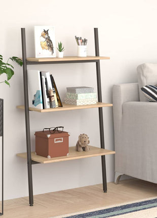 Ladderrek Met 3 Schappen 64X34X En Zwart