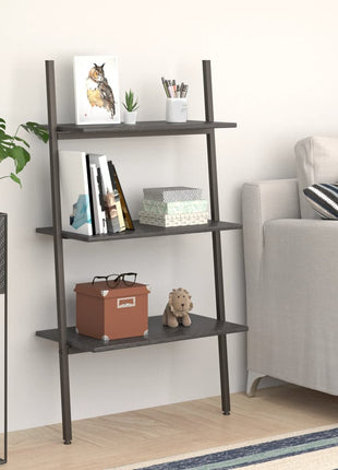 Ladderrek Met 3 Schappen 64X34X En Zwart