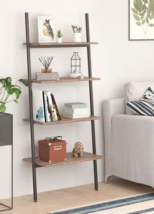 Ladderrek Met 3 Schappen 64X34X En Zwart