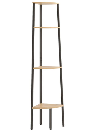 Hoekkast Met 4 Lagen En Zwart 45,5X31,5X