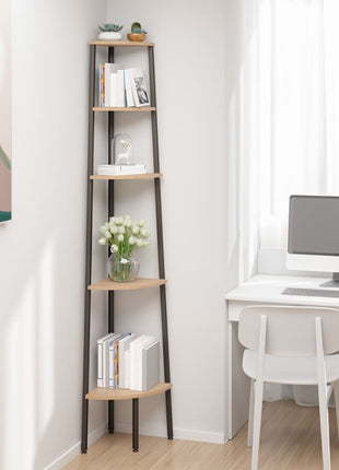 Hoekkast Met 4 Lagen En Zwart 45,5X31,5X