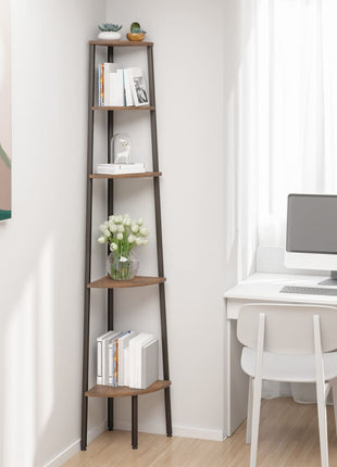 Hoekkast Met 4 Lagen En Zwart 45,5X31,5X