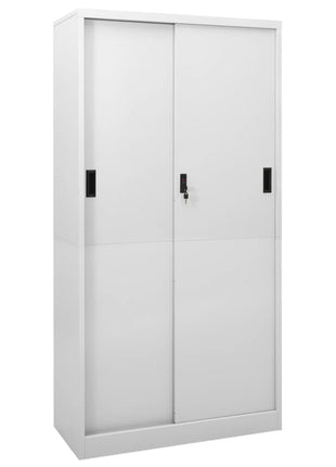 Kantoorkast Met Schuifdeuren 90X40X180 Cm Staal