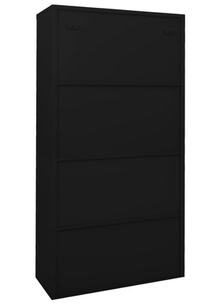 Kantoorkast Met Schuifdeuren 90X40X180 Cm Staal