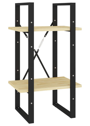 Boekenkast Met 2 Schappen 40X30X Massief Grenen Naturel