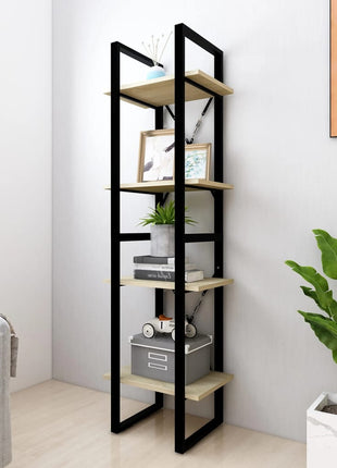 Boekenkast Met 2 Schappen 40X30X Sonoma Eiken