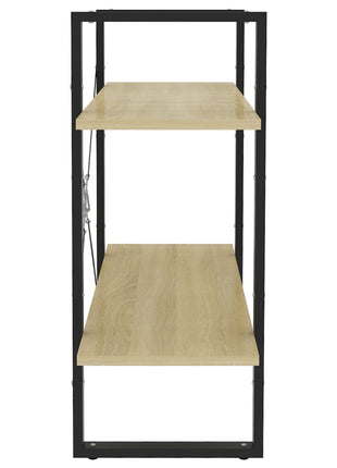 Boekenkast Met 2 Schappen 80X30X Sonoma Eiken