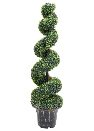 Kunstplant Met Pot Buxus Spiraal 117 Cm Groen