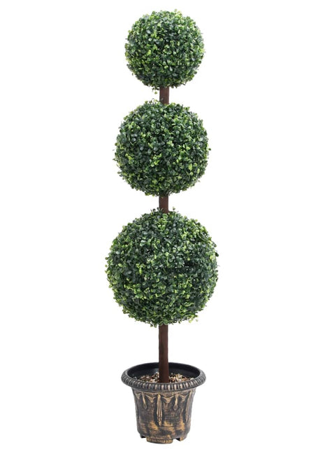 Kunstplant Met Pot Buxus Bolvorming 90 Cm Groen