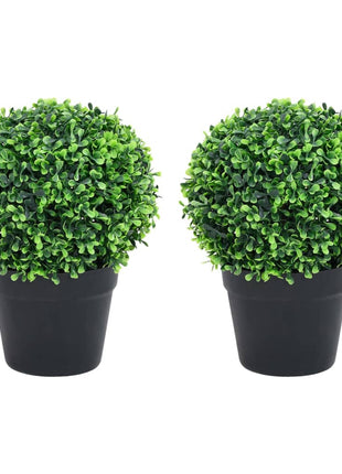 Kunstplanten Met Pot Buxus Bolvorming 32 Cm Groen