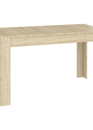 Eettafel 140x74,5x76 cm spaanplaat sonoma eikenkleurig