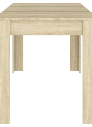 Eettafel 140x74,5x76 cm spaanplaat sonoma eikenkleurig