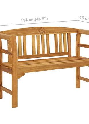 Tuinbank 114 Cm Massief Acaciahout Naturel