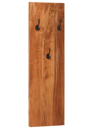 Wandkapstokken 2 st 36x3x110 cm massief acaciahout