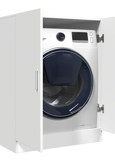 Wasmachinekast 71x71,5x91,5 cm wit