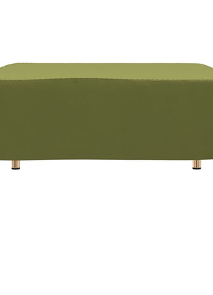 Voetenbank 78x56x32 cm fluweel lichtgroen