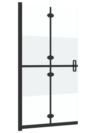 Inloopdouchewand Inklapbaar Esg-Glas Halfmat