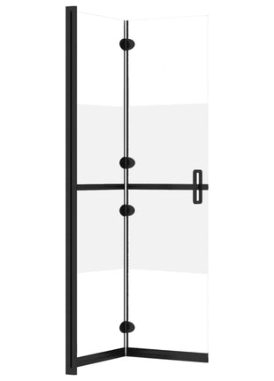 Inloopdouchewand Inklapbaar Esg-Glas Halfmat