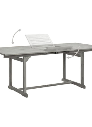 Tuintafel (150-200)X100X75 Cm Massief Acaciahout