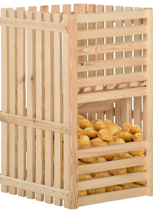 Aardappelkist Massief Grenenhout