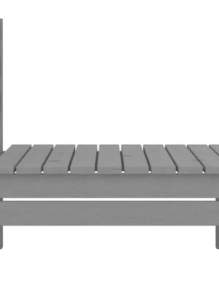 Tuinmiddenbank Massief Grenenhout Grijs