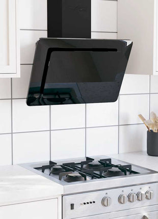 Wandafzuigkap 60 Cm Roestvrij Staal En Gehard Glas