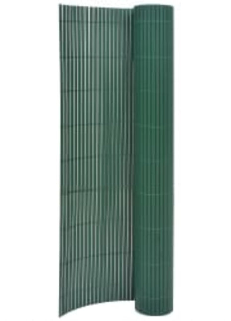 Tuinafscheiding dubbelzijdig 90x400 cm groen