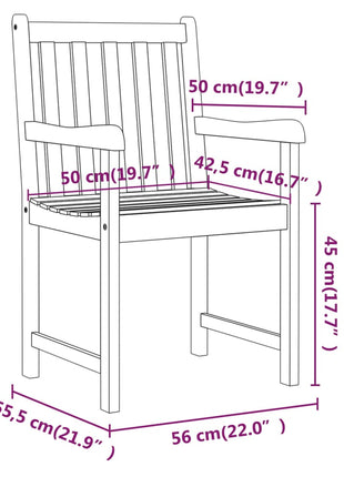 Tuinstoelen Massief Acaciahout