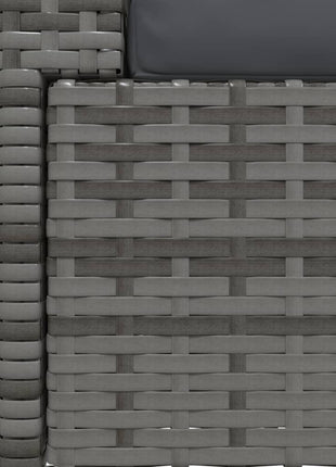 Met Kussens Poly Rattan Grijs En Antraciet