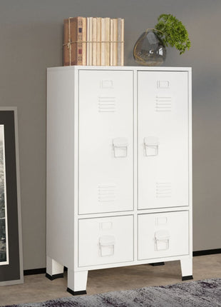 Kledingkast Industriële Stijl 67X35X107 Cm Metaal