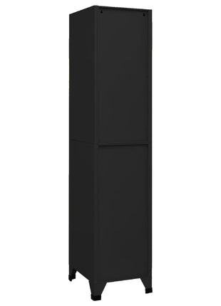 Lockerkast 38X45X180 Cm Staal Zwart