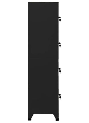 Lockerkast 38X45X180 Cm Staal Zwart