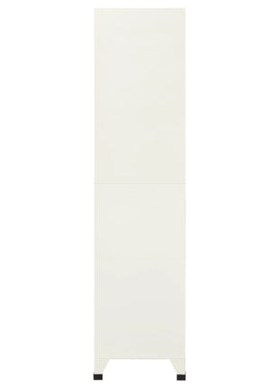 Lockerkast 90X45X180 Cm Staal Grijs En Blauw