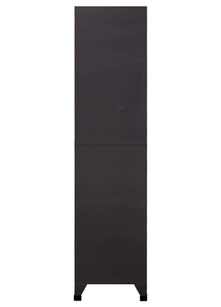 Lockerkast 90X45X180 Cm Staal Kleurig En Antraciet En Rood