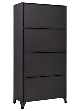 Lockerkast 90X45X180 Cm Staal Kleurig En Antraciet En Rood