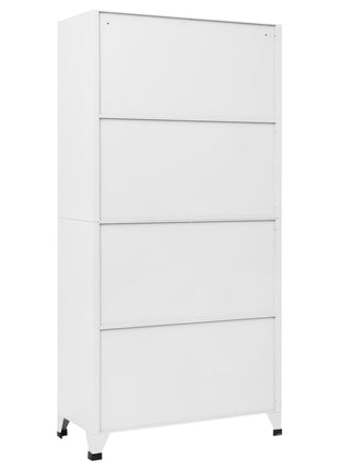 Lockerkast 90X40X180 Cm Staal Lichtgrijs En Donkergrijs