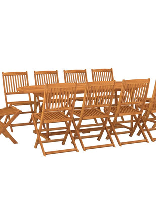 11-Delige Tuinset 220X90X75 Cm Massief Acaciahout