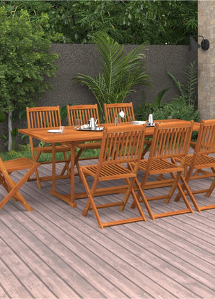 11-Delige Tuinset 220X90X75 Cm Massief Acaciahout