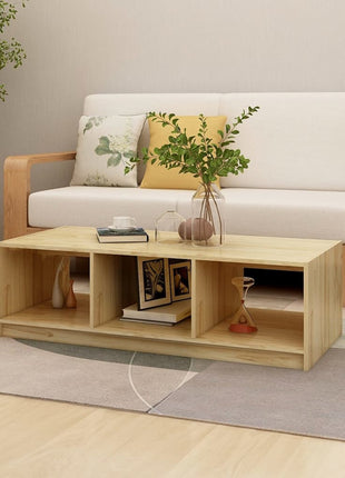 Salontafel 110X50X34 Cm Massief Grenenhout