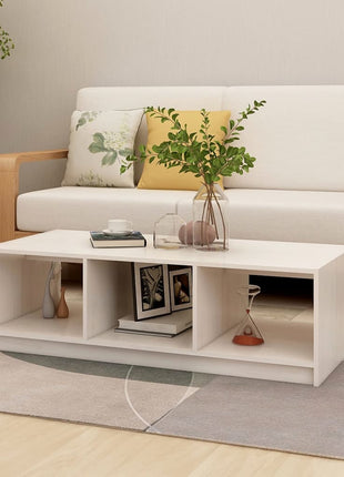 Salontafel 110X50X34 Cm Massief Grenenhout