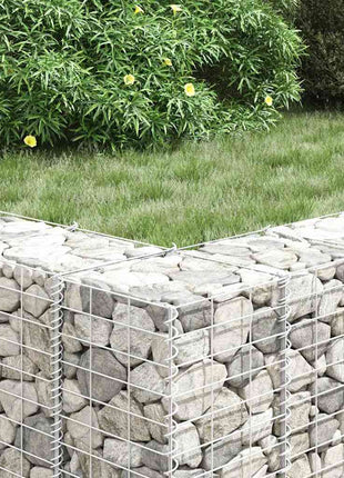Gabion Plantenbakken 3 St Verhoogd 30X30X50 Cm Ijzer