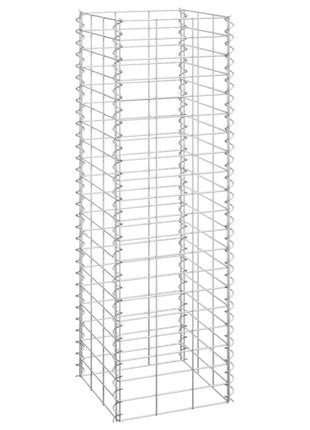 Schanskorf plantenbakken 3 st verhoogd 30x30x100 cm ijzer
