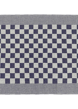 10-delige Keukendoekenset katoen blauw en wit