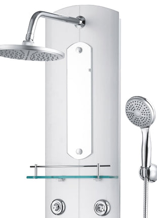 Douchepaneel 25X43X110 Cm Zilverkleurig