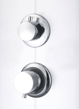 Douchepaneel 25X43X110 Cm Zilverkleurig