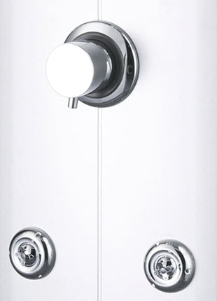 Douchepaneel 25X43X110 Cm Zilverkleurig