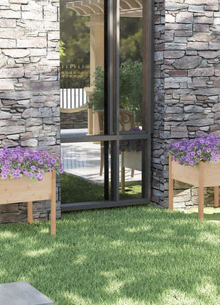 Plantenbakken 70X70X70 Cm Massief Grenenhout