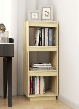 Boekenkast / Kamerscherm 40X35X Massief Grenenhout Naturel